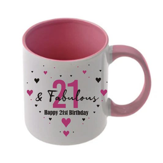 21st Birthday Mug