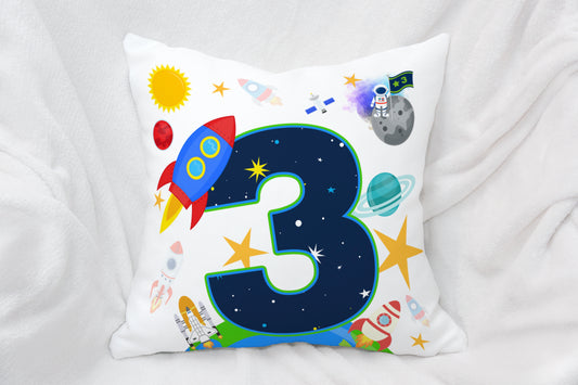 Personalised Birthday Space Number T shirts