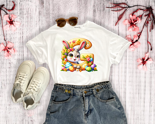 Easter Alphabet T shirts