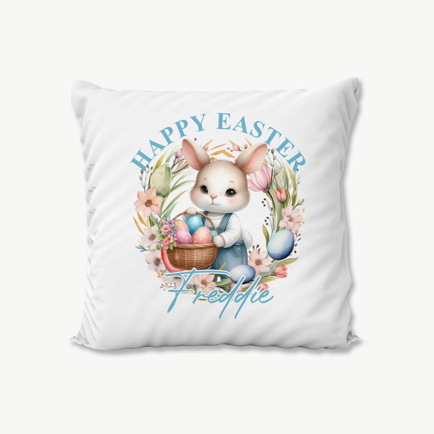 Personalized Easter Bunny Cushion