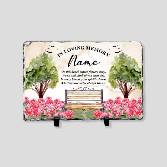 Personalised Memorial Slate