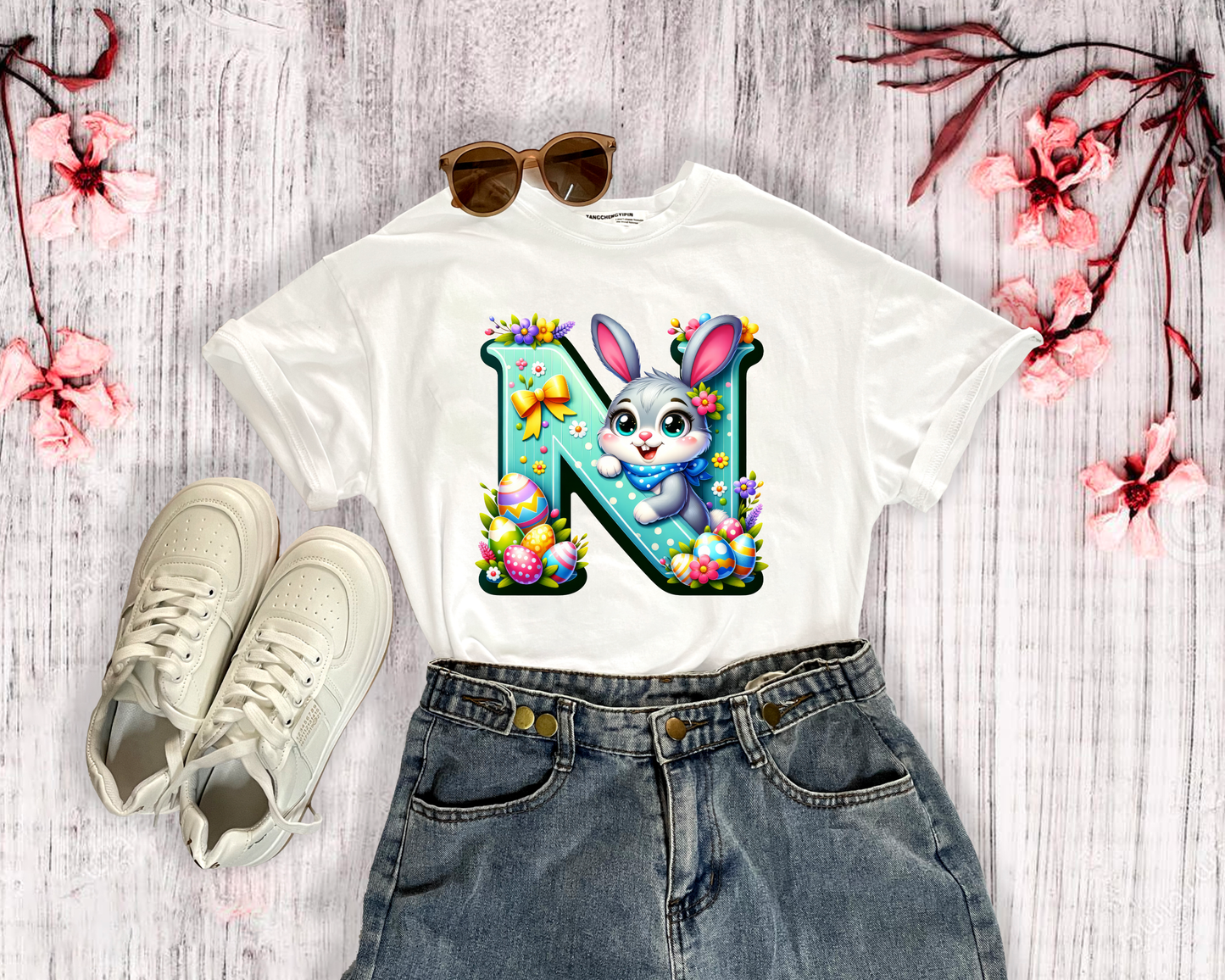Easter Alphabet T shirts