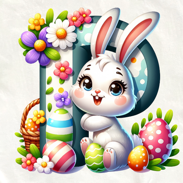 Easter Alphabet T shirts