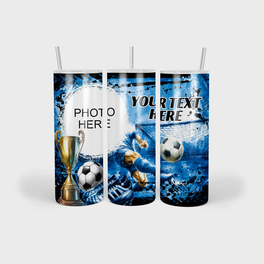 Personalised Football Tumbler or Mug