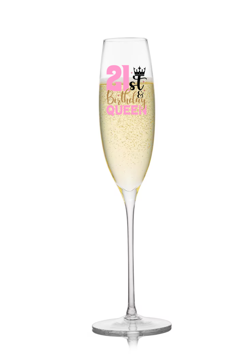 Personalised Champagne Flute
