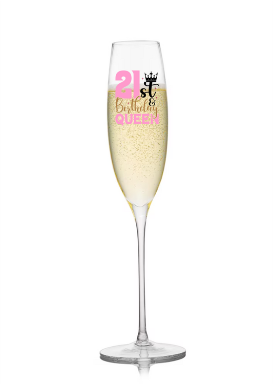Personalised Champagne Flute