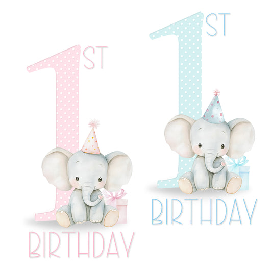 Elephant 1st Birthday