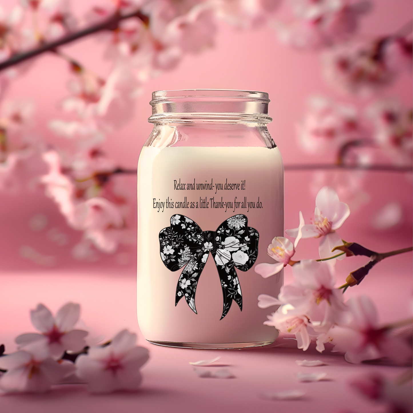 Teacher Candle/Vase UV Decals