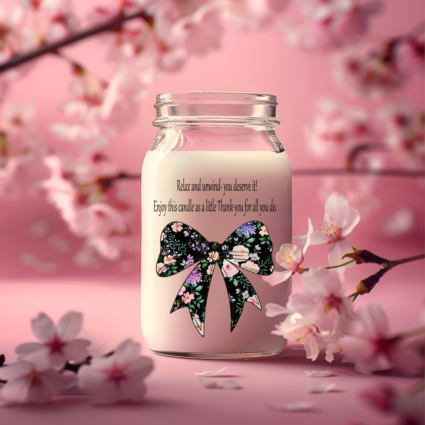 Teacher Candle/Vase UV Decals
