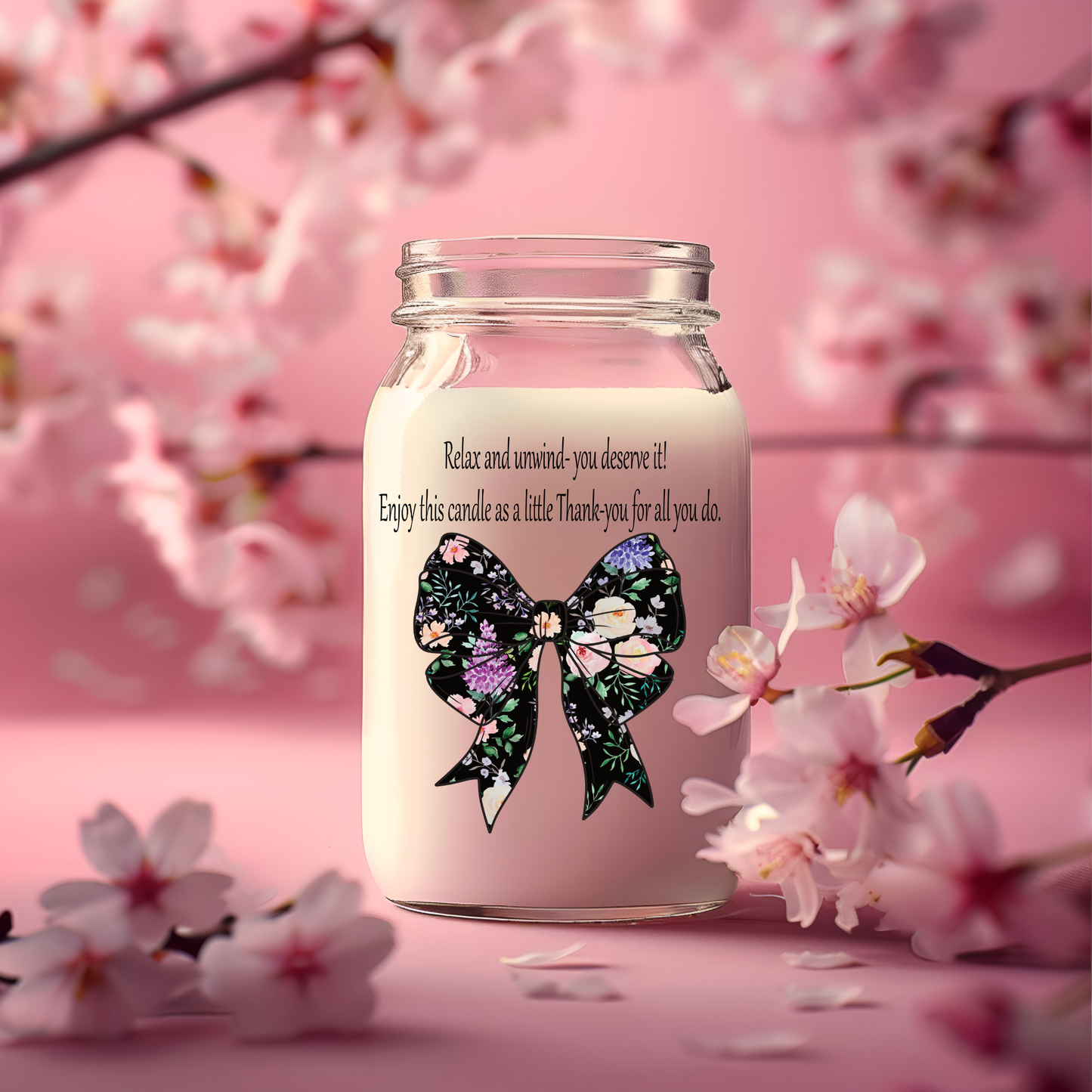 Teacher Candle/Vase UV Decals