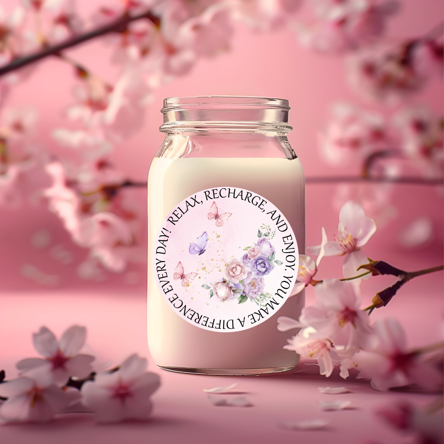 Teacher Candle/Vase UV Decals
