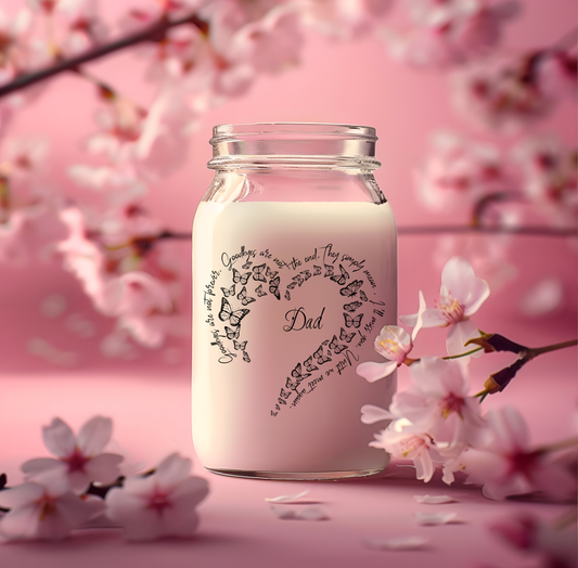 Personalised Memorial Jar Candles