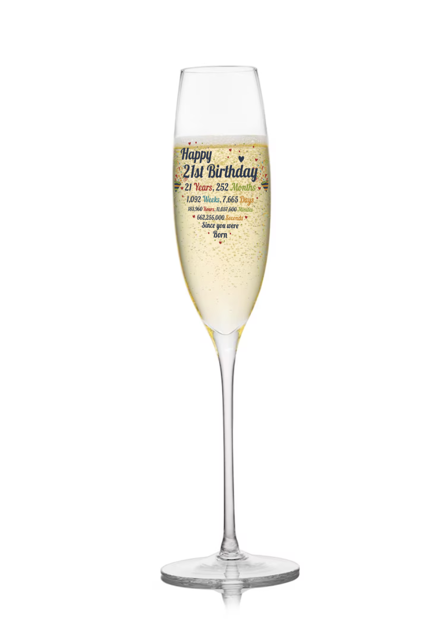 Personalised Champagne Flute