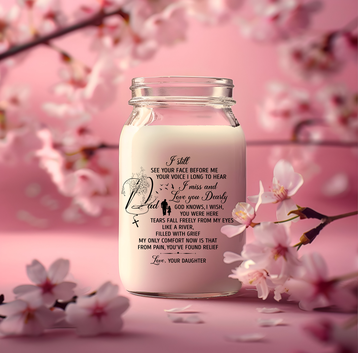 Personalised Memorial Jar Candles