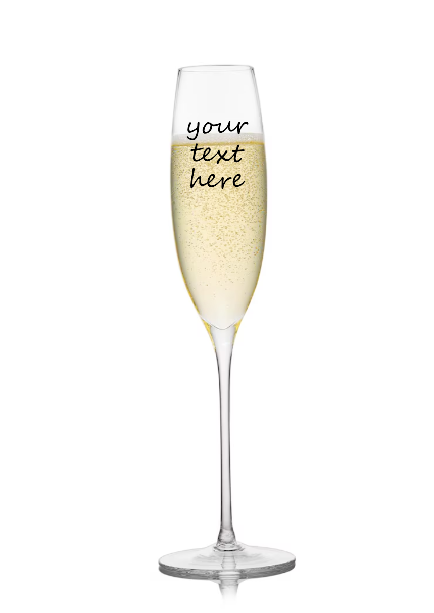 Personalised Champagne Flute