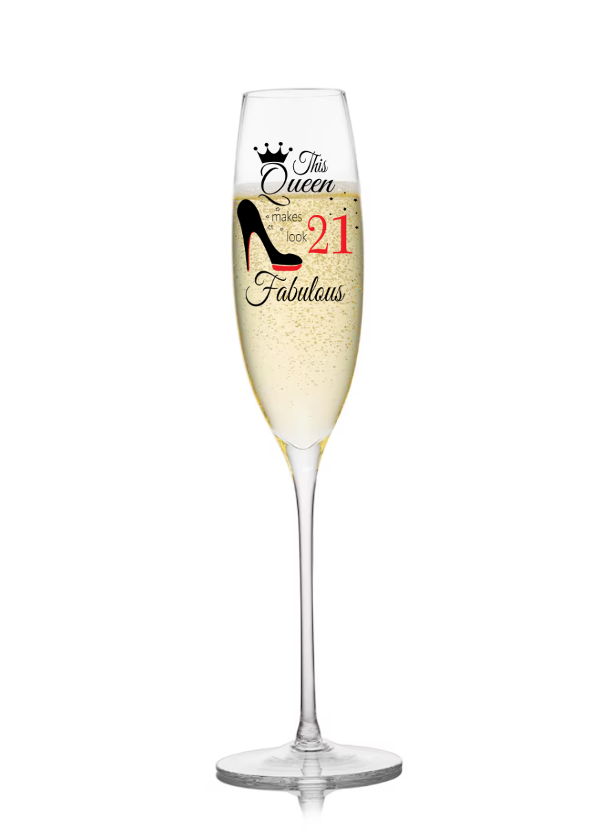 Personalised Champagne Flute