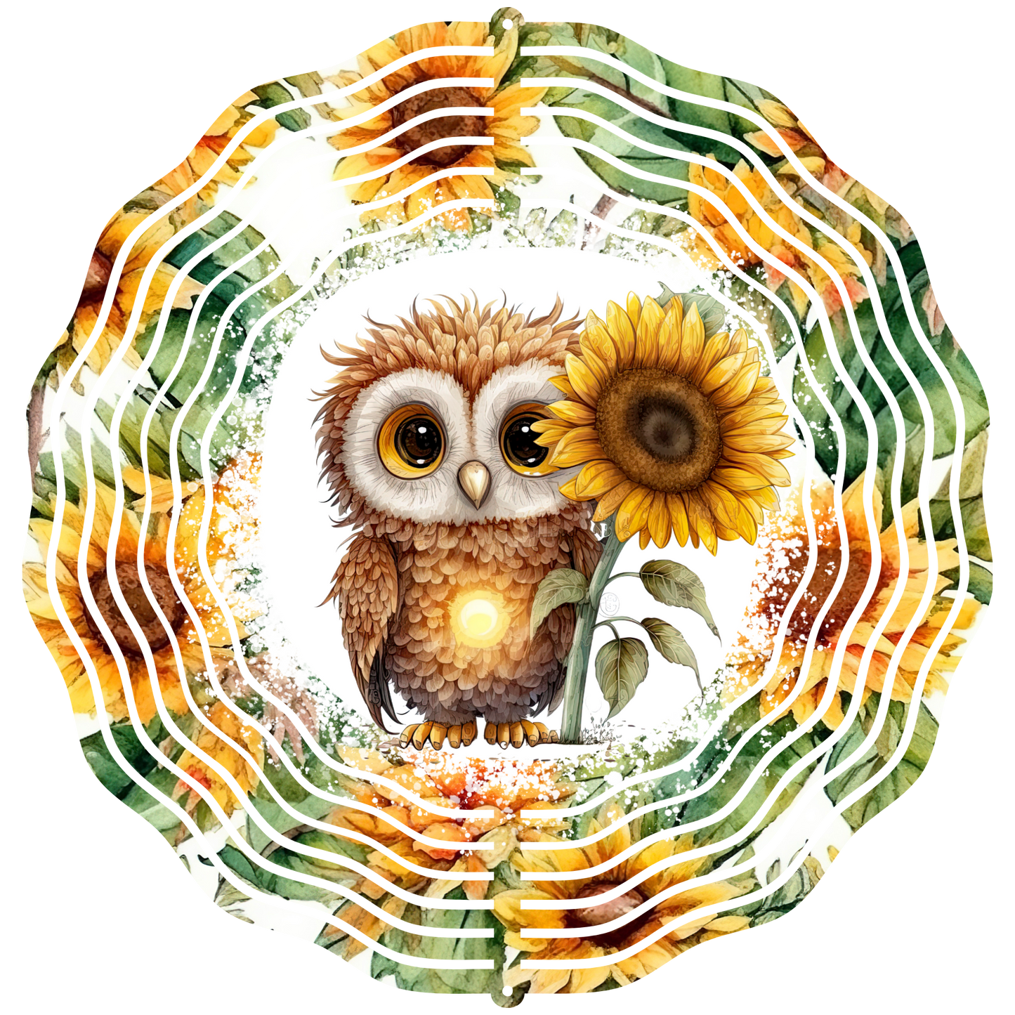 Owl wind spinner