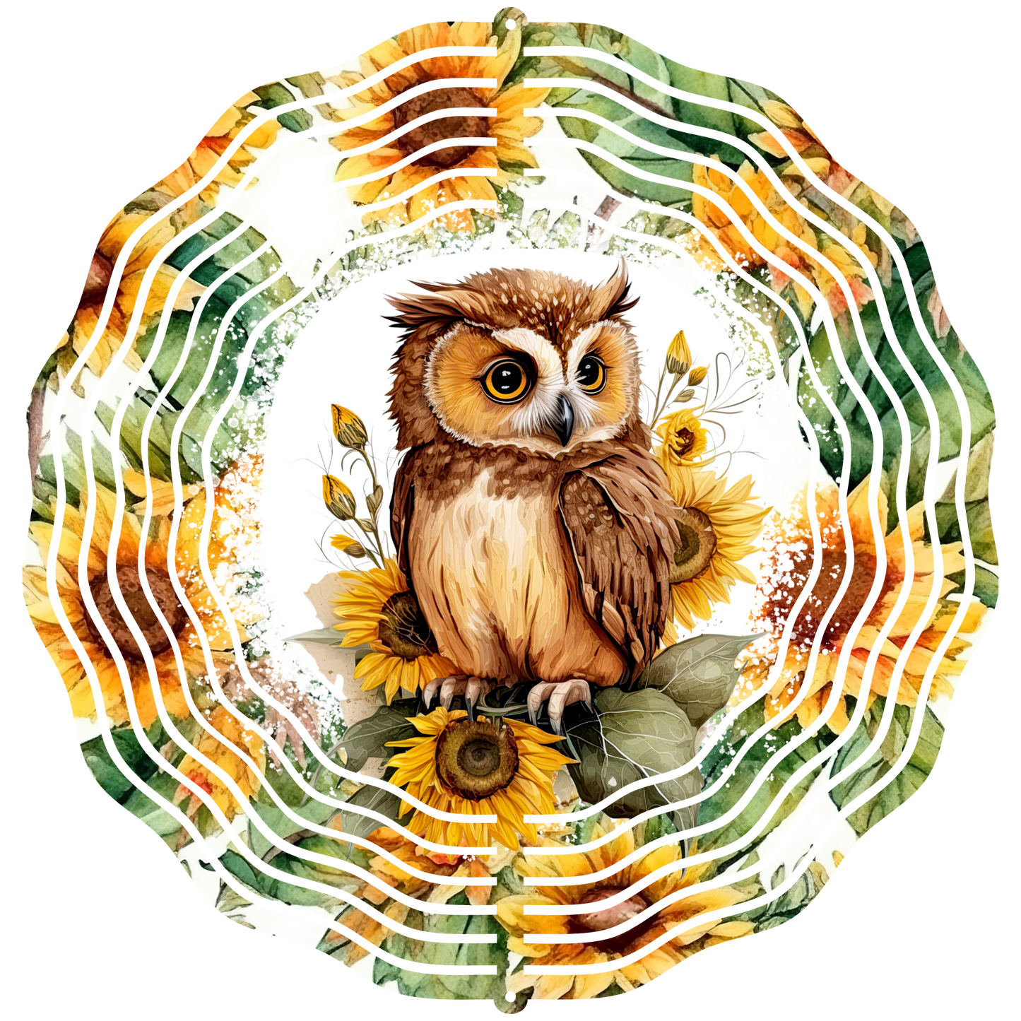 Owl wind spinner