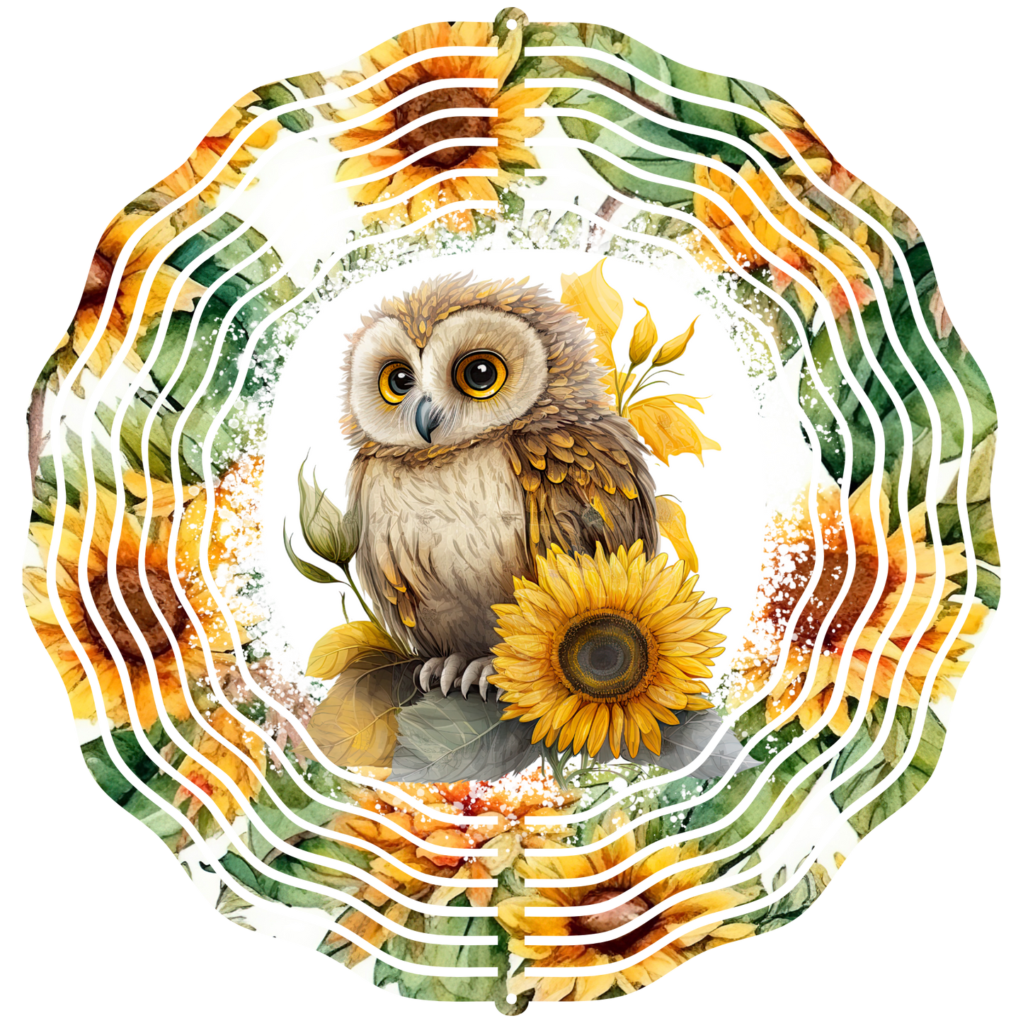 Owl wind spinner