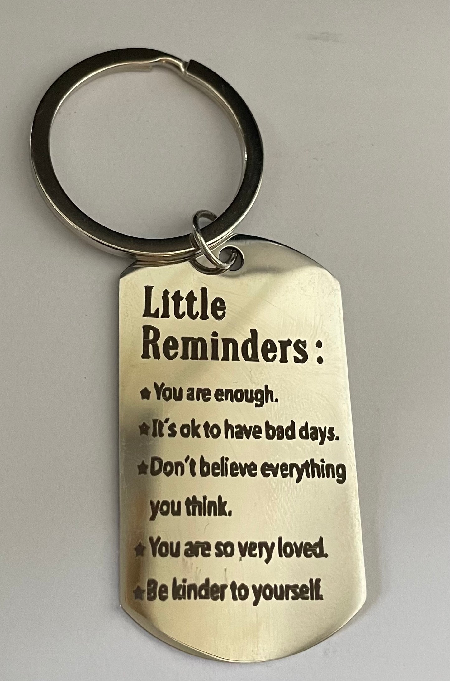 Little reminders keyring