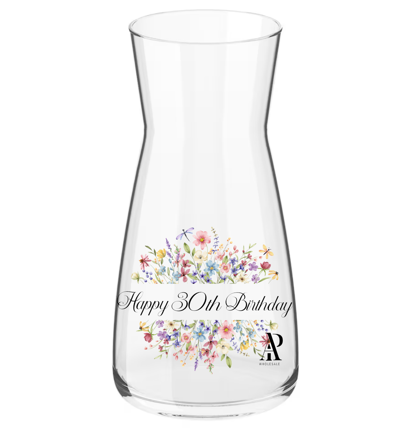 Birthday Glass Vases