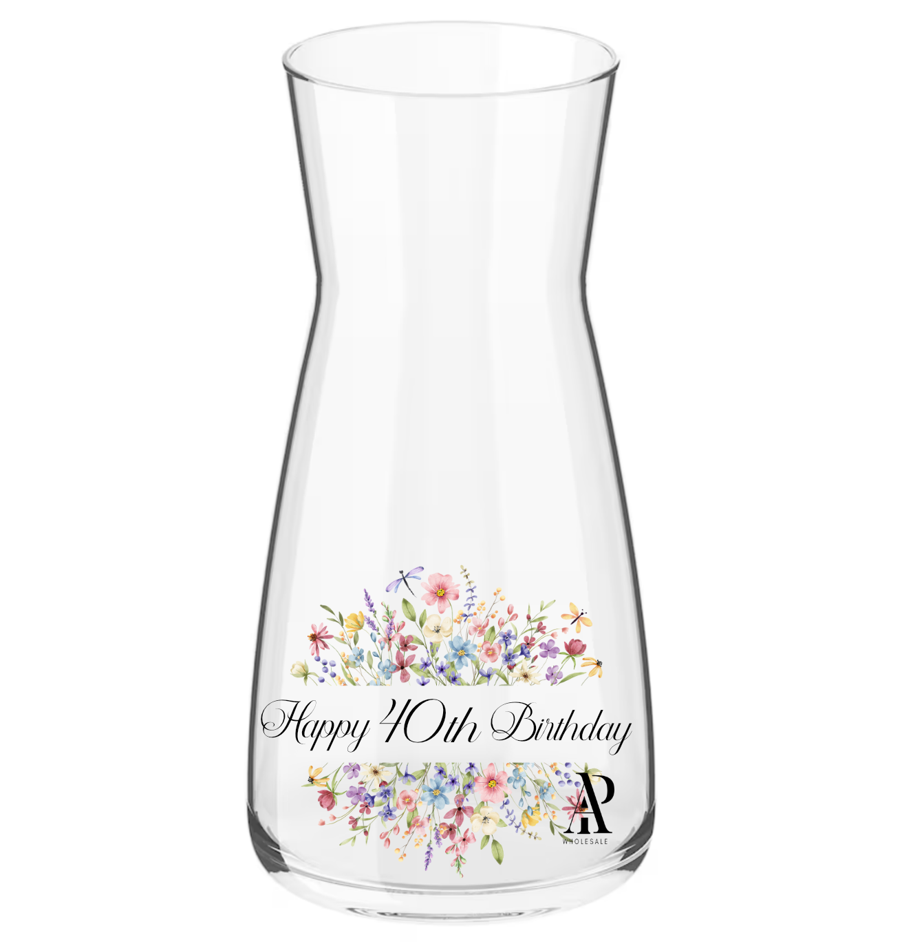 Birthday Glass Vases