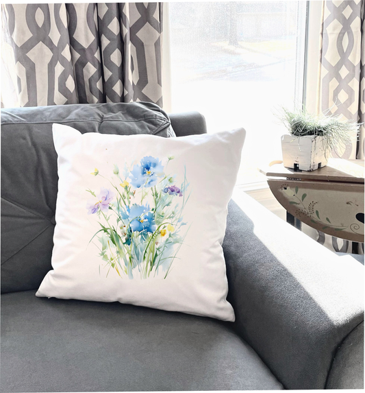 Blue wild flowers