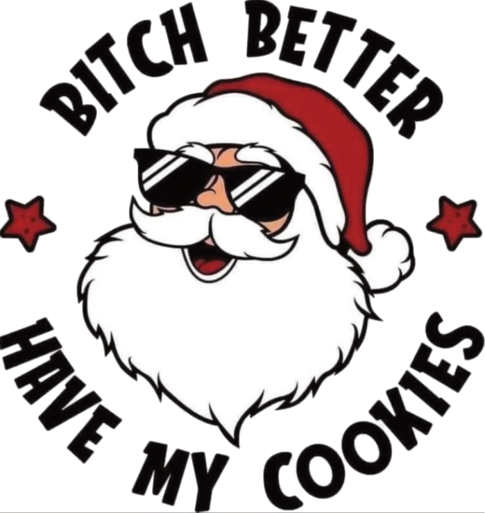 Sweary Christmas mug Decals UV