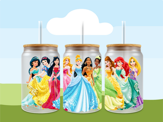 Disney Princess Wraps 16oz UVDTF