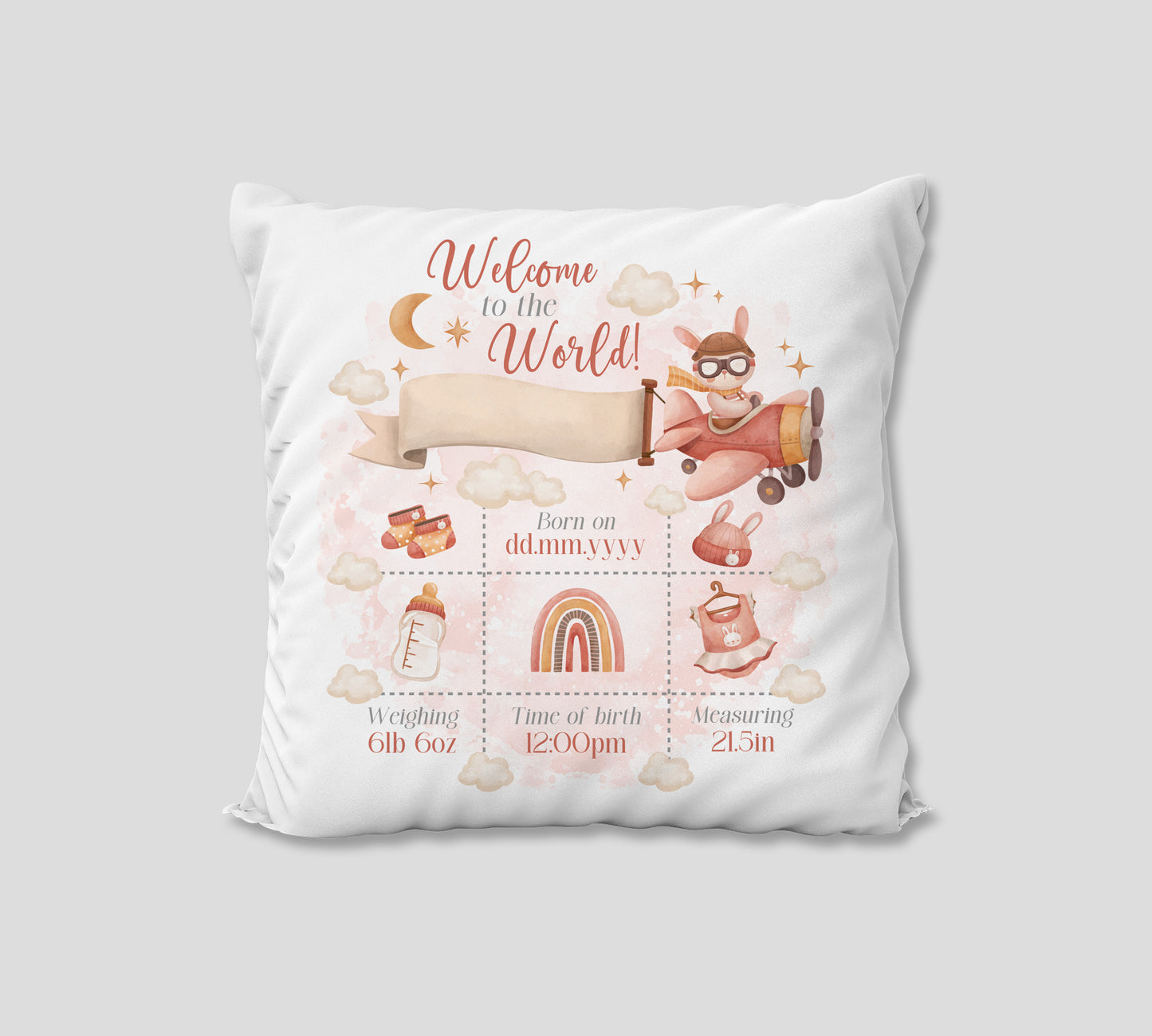 Baby Announcement Cushions