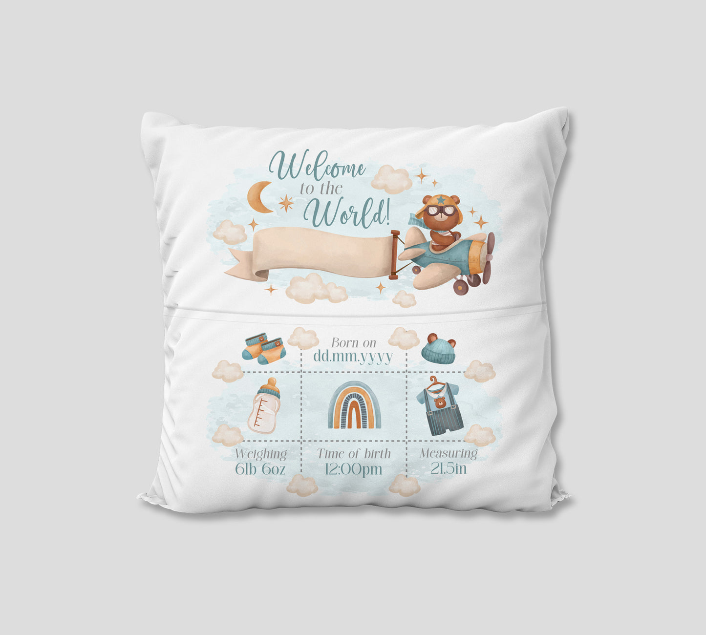 Baby Announcement Cushions