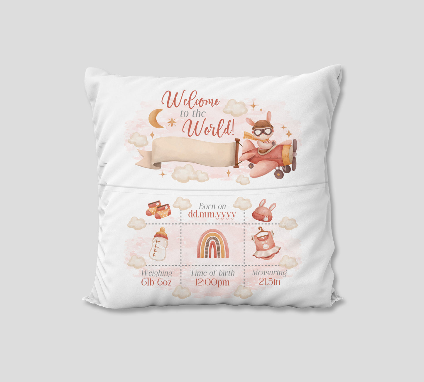 Baby Announcement Cushions