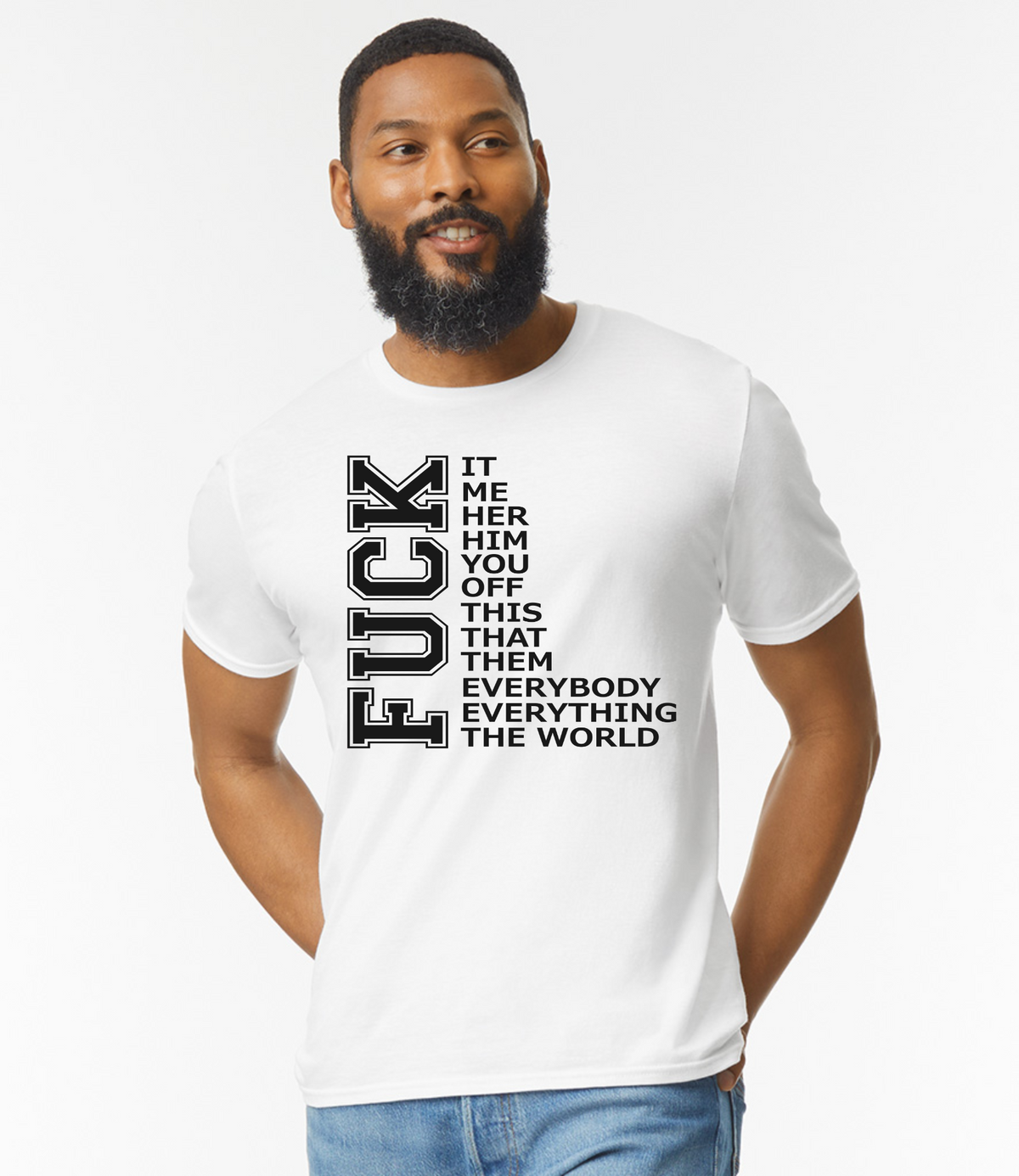 Adult slogan T-shirt – Design 3