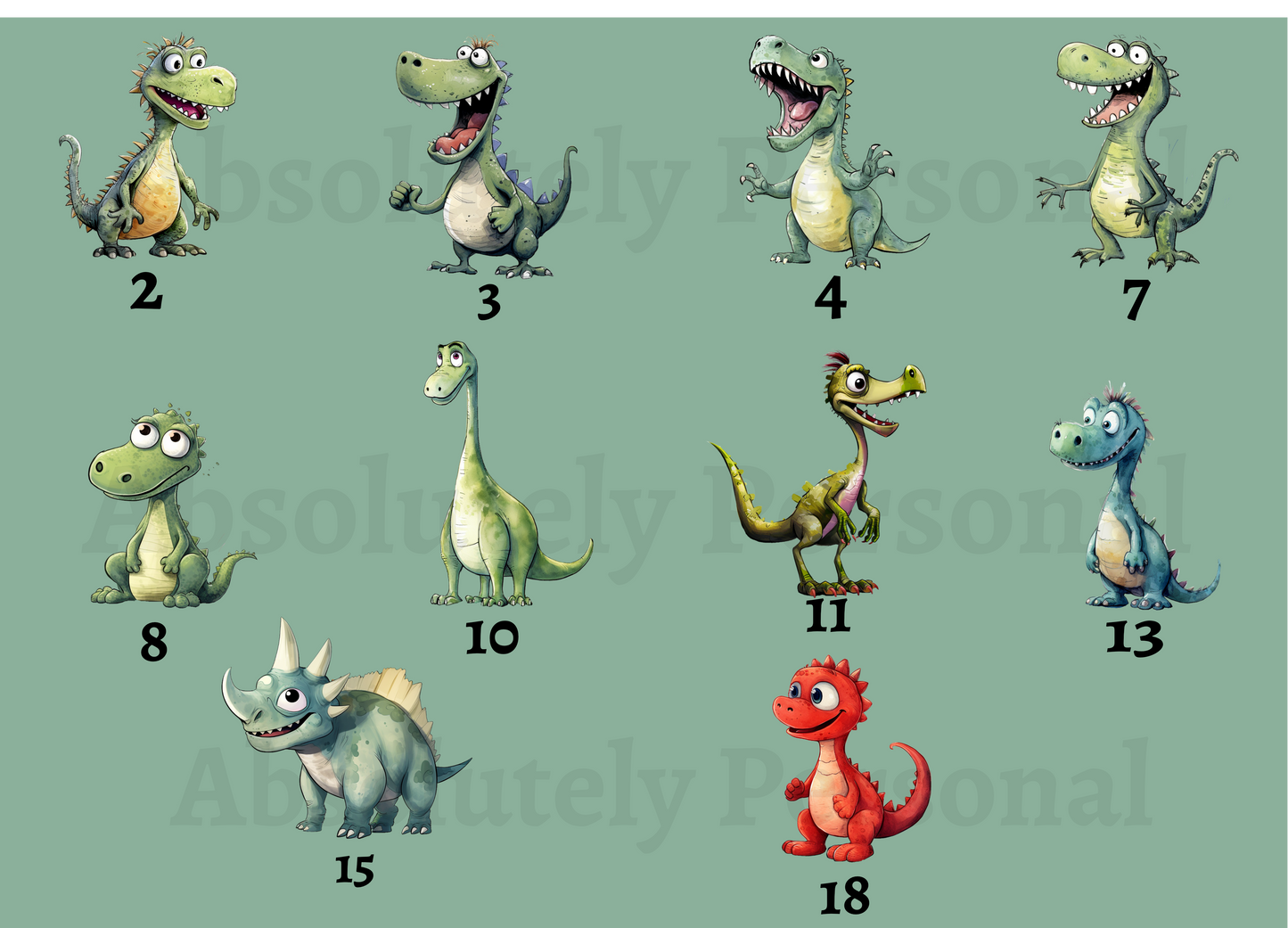 Dad & Grandad Dino Gang