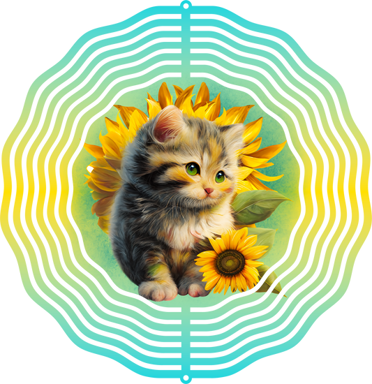 Kitten wind spinners