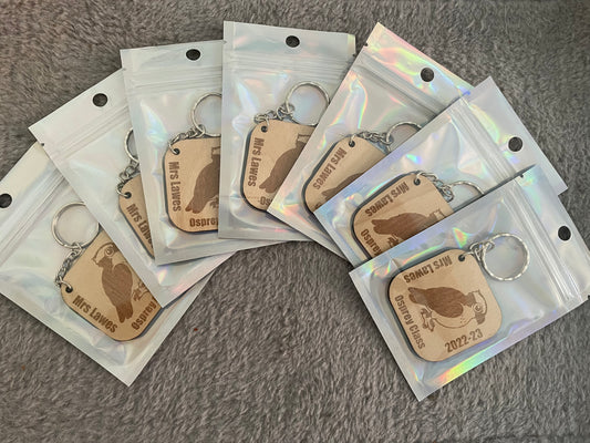 Laser Engraved Keyrings