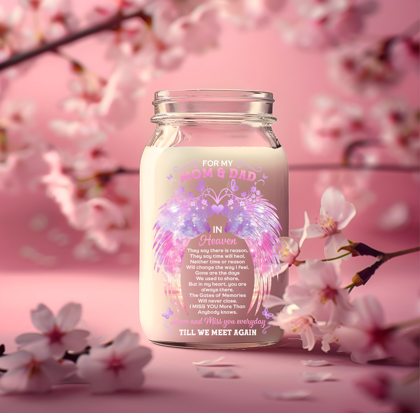 Personalised Memorial Jar Candles